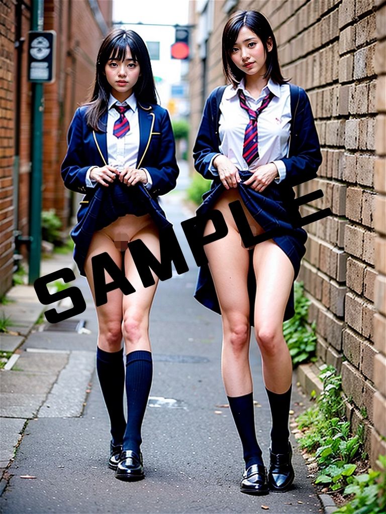 サンプル画像3:AIフェチフォト集vol.2 至高のセルフスカートめくり 見えるのか、見えないのかその狭間が最高に眩しい(アダルトコンテンツ3D作成工房) [d_357140]