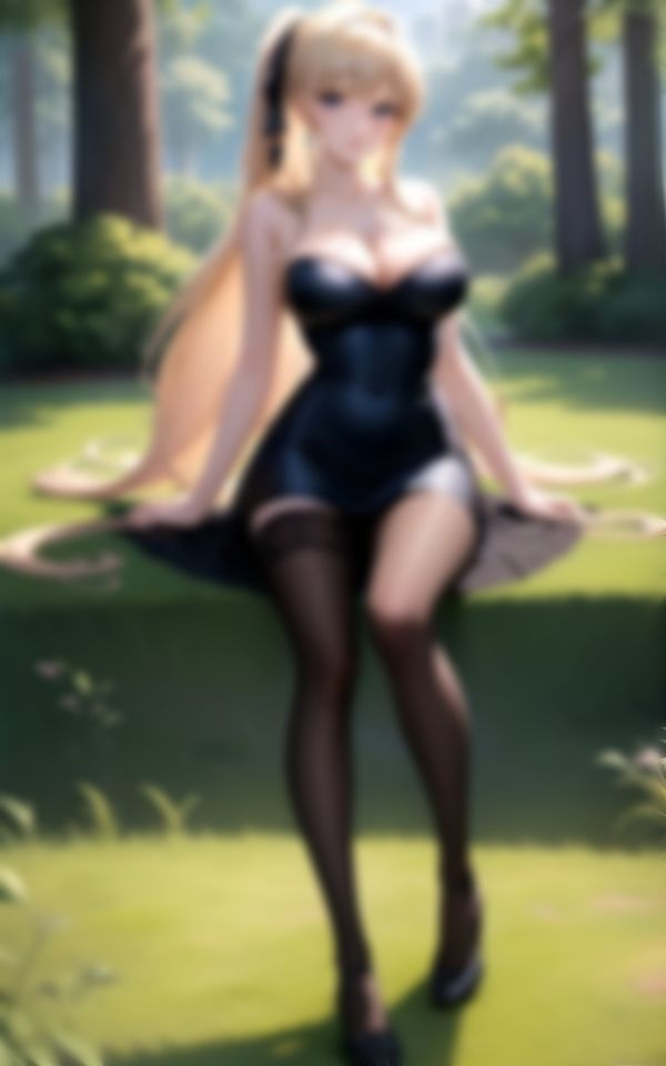 サンプル画像3:悪役令嬢の趣味は大胆露出で童貞くんを誘惑一発KO(セクシーAI) [d_357269]