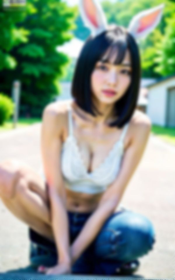 サンプル画像4:処女の女友達がアニマルコスプレで大胆誘惑Hなポーズで悩殺激写86枚(AI女神) [d_357274]