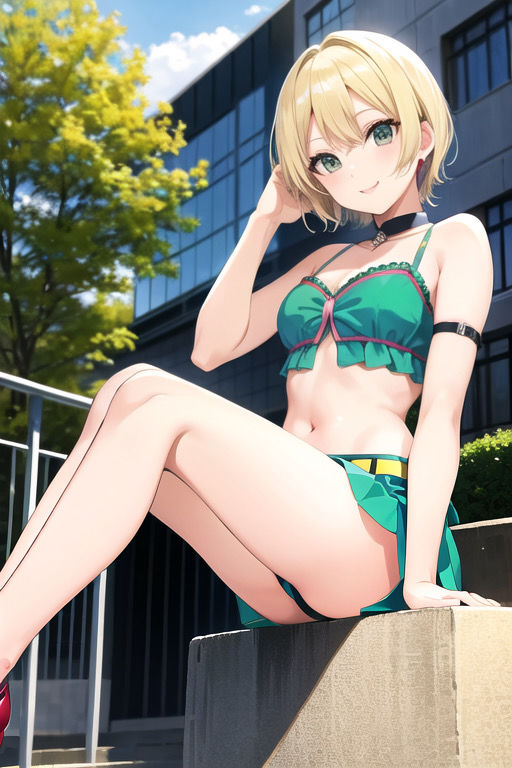 サンプル画像1:虹かけ誌 アイドルマスター イラスト集8 宮本フレデリカ 四十七人で討ち入りに行くよ〜ん（嘘）(九情承太郎商店) [d_357289]