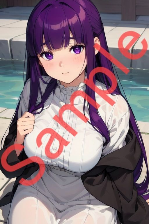 サンプル画像1:葬送のフ◯ーレン/フ〇ルン エロCG集(金の宝箱) [d_357292]