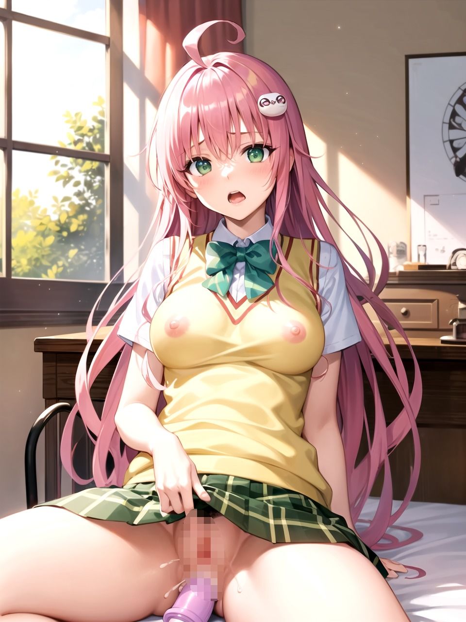 サンプル画像1:とらぶる ラ〇 オナニー集(AI同人Lab) [d_357375]