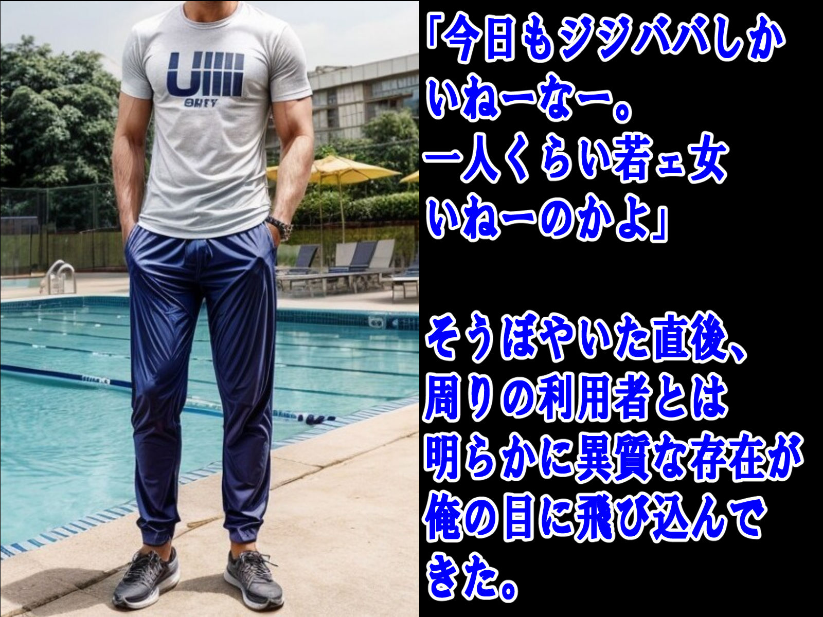 サンプル画像2:市民プールで見かけたデカパイ子持ち美人ママをレ●プして妊娠させて俺の子供を産ませた話(超☆超妊婦メーカー) [d_357410]