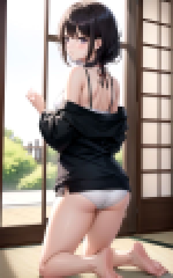 サンプル画像1:貞淑な未亡人が喪服の下に秘めた情欲…(濃厚なる接続) [d_357436]