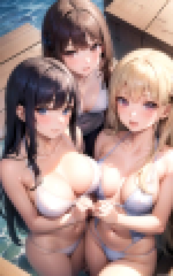 サンプル画像1:義姉たちとハーレム旅行(愛撫のキュレーション) [d_357449]