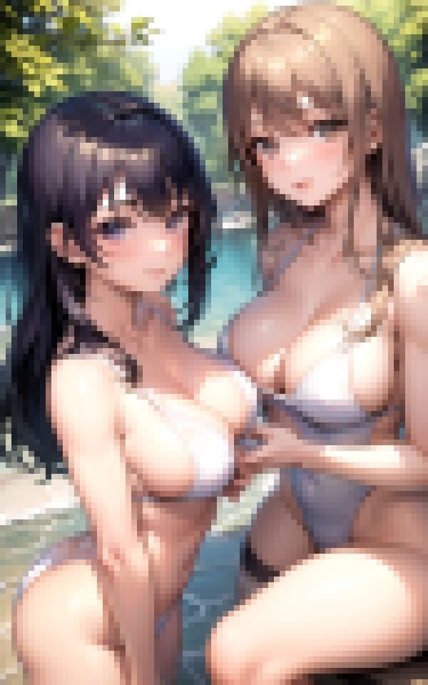 サンプル画像5:義姉たちとハーレム旅行(愛撫のキュレーション) [d_357449]