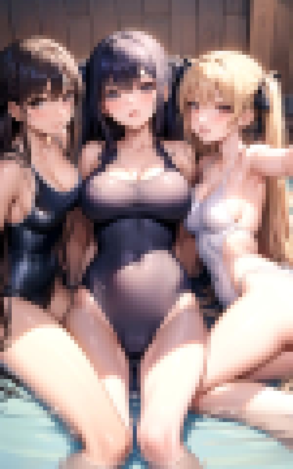 サンプル画像6:義姉たちとハーレム旅行(愛撫のキュレーション) [d_357449]