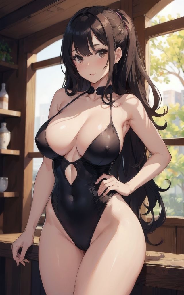 サンプル画像3:素敵なレオタード美女【AIイラスト集】(AI picture factory) [d_357482]