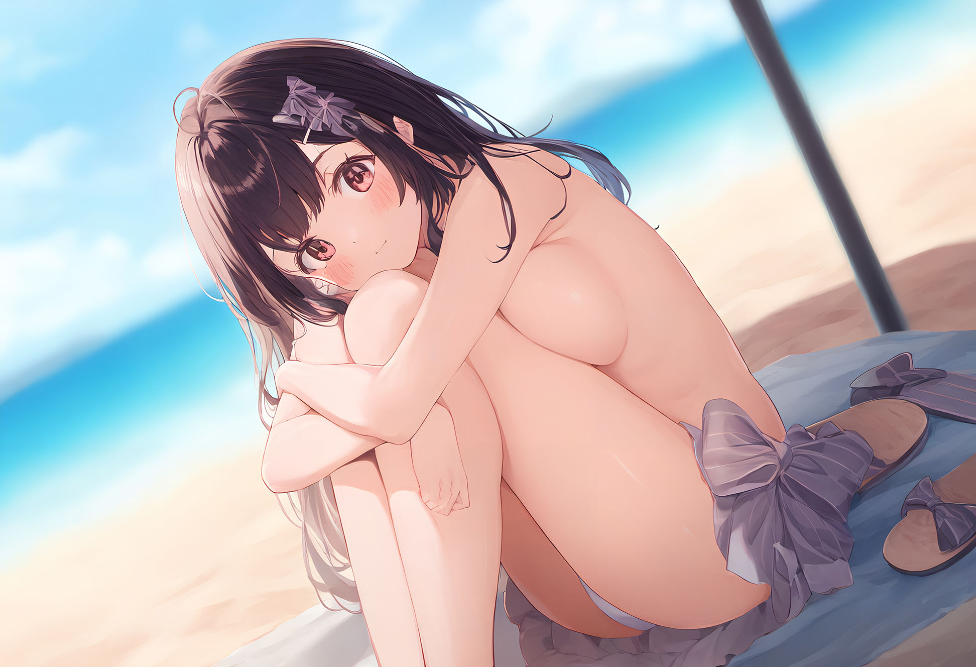 サンプル画像1:かわいいカノジョとビキニデート(ダリアの秘密基地) [d_357577]