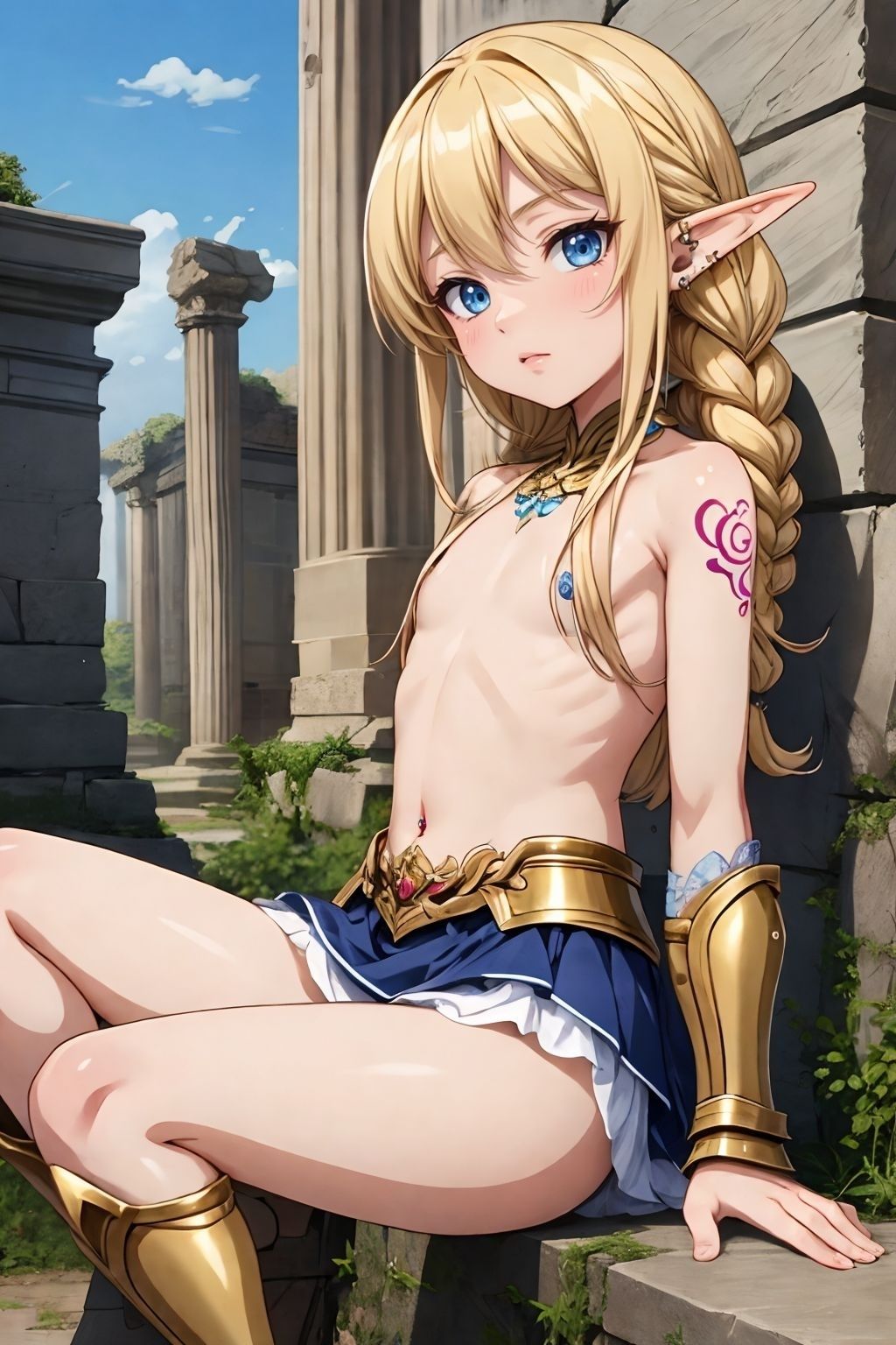 サンプル画像1:美少女エルフ 夜は性獣 Vol.2(研究バーチャル) [d_357586]