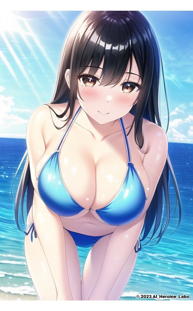 サンプル画像4:1つの呪文で生み出された100人のAI妄想美少女-29【新春のJDマイクロビキニ女子編】(AIヒロイン研究会) [d_357638]