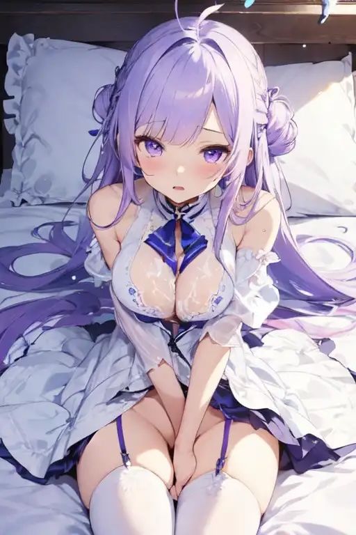 サンプル画像3:虹かけ誌 アズールレーン イラスト集4 ユニコーン のーぱん、はずか、しい(九情承太郎商店) [d_357654]