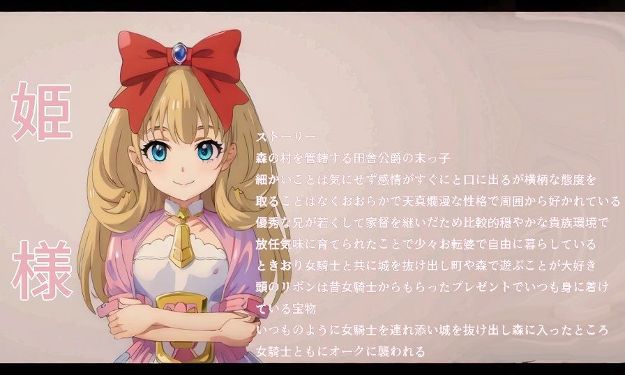 サンプル画像4:オークに狙われた娘たちイラマ強●精飲(おにぎり本舗) [d_357690]