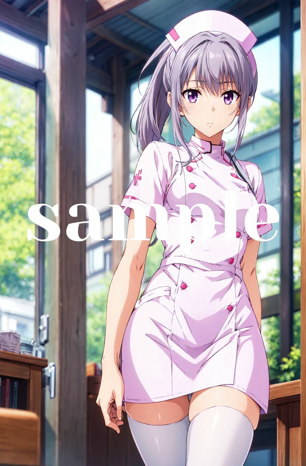 サンプル画像1:僕だけが知っているクールナースの日常(ちっぱいですがなにか) [d_357758]