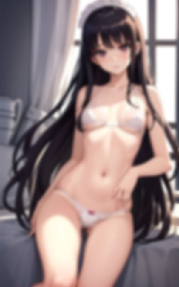 サンプル画像1:Hな露出メイドは処女だった！？魅惑の身体を撮影厳選100枚(AIトゥナイト) [d_357765]