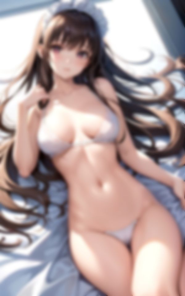 サンプル画像2:Hな露出メイドは処女だった！？魅惑の身体を撮影厳選100枚(AIトゥナイト) [d_357765]