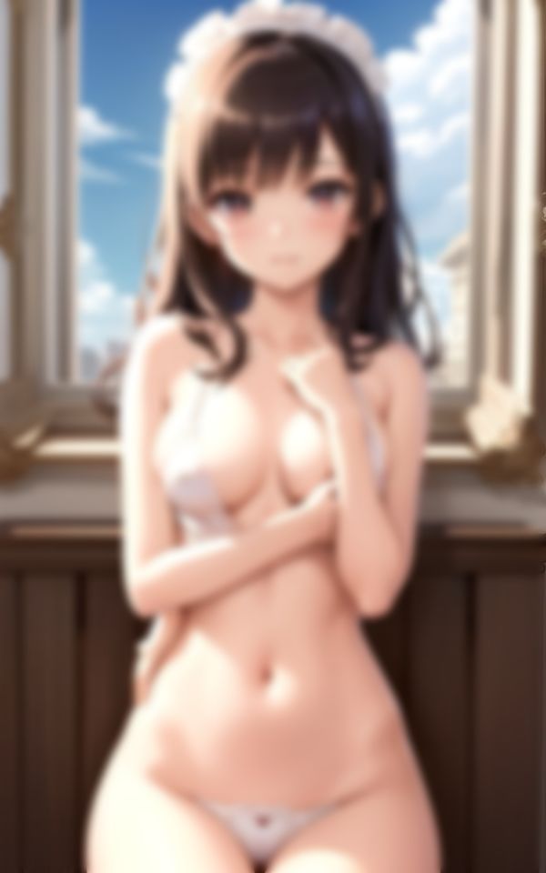 サンプル画像4:Hな露出メイドは処女だった！？魅惑の身体を撮影厳選100枚(AIトゥナイト) [d_357765]