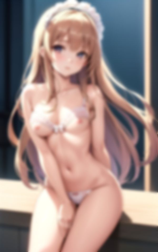 サンプル画像5:可愛すぎる新人メイドが童貞の僕にHなご奉仕(AIラブガール) [d_357769]