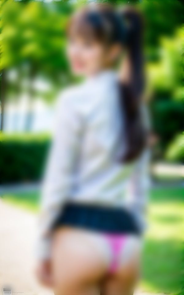 サンプル画像2:【制服パンチラ】風が邪魔してスカートが…Tバックぱんてぃ(JK愛好部) [d_357783]