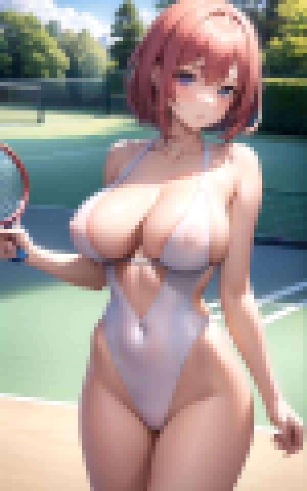 サンプル画像4:テニス部の極秘練習(ゆめみるしりこん) [d_357855]