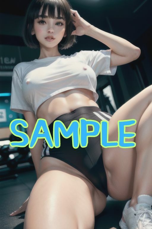 サンプル画像1:実は性欲モンスターなアスリート女子に中出し(AI美女らぼ) [d_357867]