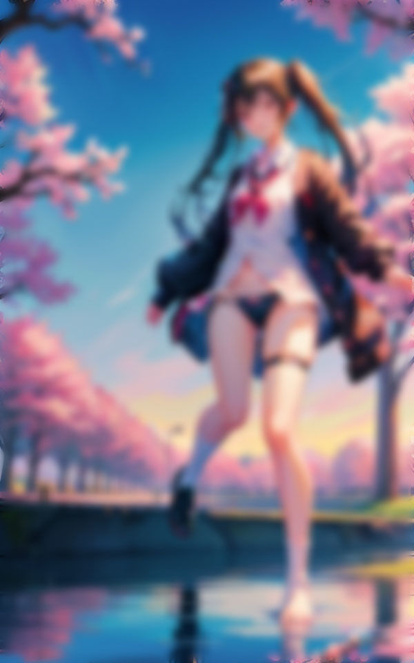 サンプル画像3:桜の木の下で…VOL.2(panpanyamaDX) [d_357879]