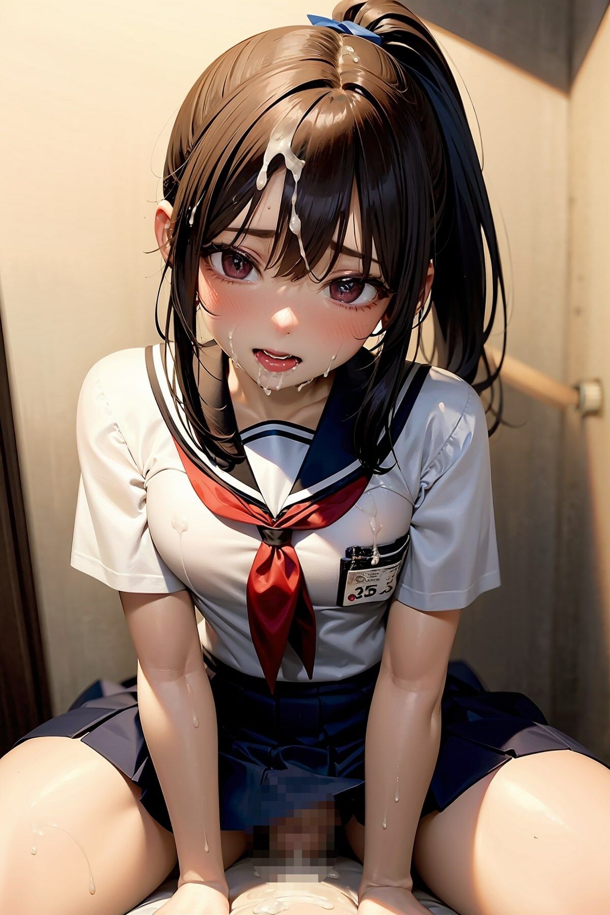 サンプル画像1:ぶっかけ美少女図鑑Vol.1(ぺろりん) [d_357892]