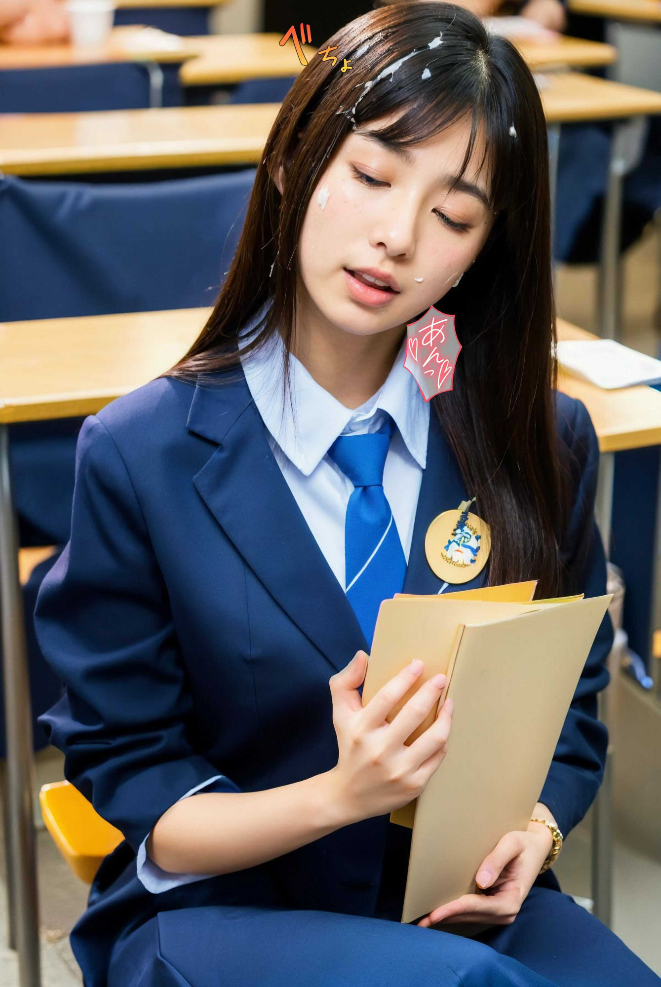 サンプル画像4:JKぶっかけ写真集(エロエロ委員) [d_357977]