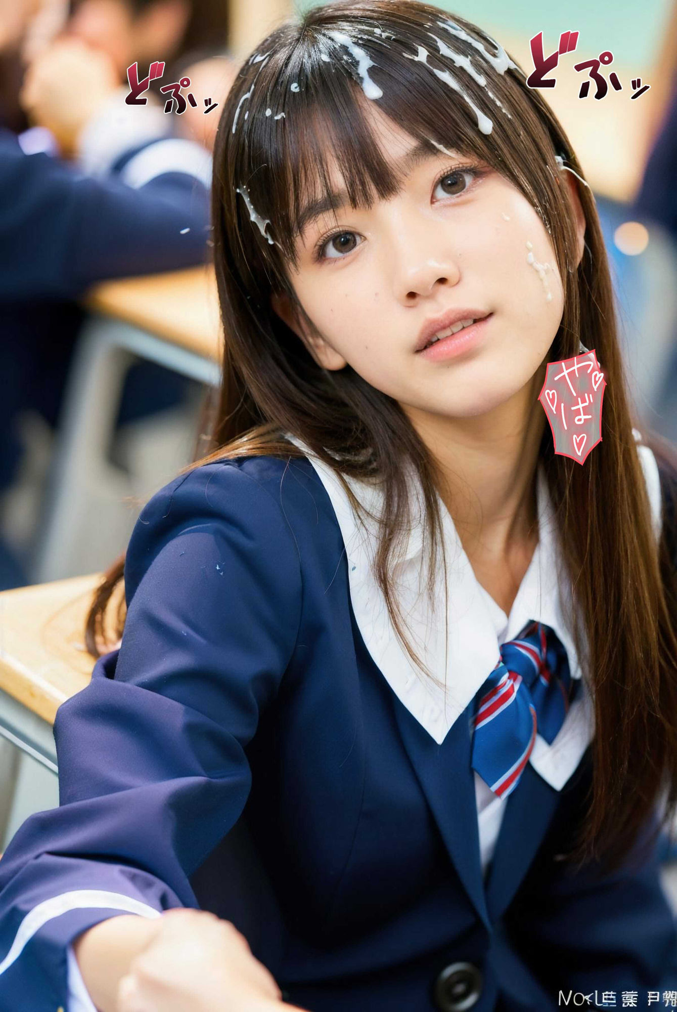 サンプル画像5:JKぶっかけ写真集(エロエロ委員) [d_357977]