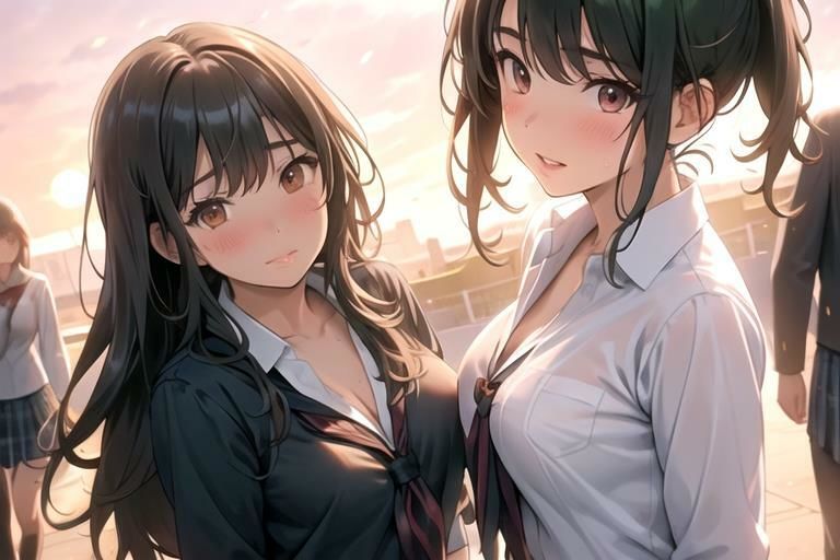 サンプル画像4:【はだかの幼馴染】 日常とは異なる風景が広がる教室 いつからこうなったんだろう・・ 君の湿ったYシャツが 色っぽいくて仕方がない ＃1(美女の親指) [d_357993]