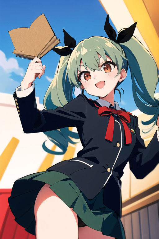 サンプル画像3:虹かけ誌 ガールズ＆パンツァー イラスト集10 アンチョビ いいか、割引を待つな、すぐ買え 定価購入は勝利への鍵だ(九情承太郎商店) [d_358076]