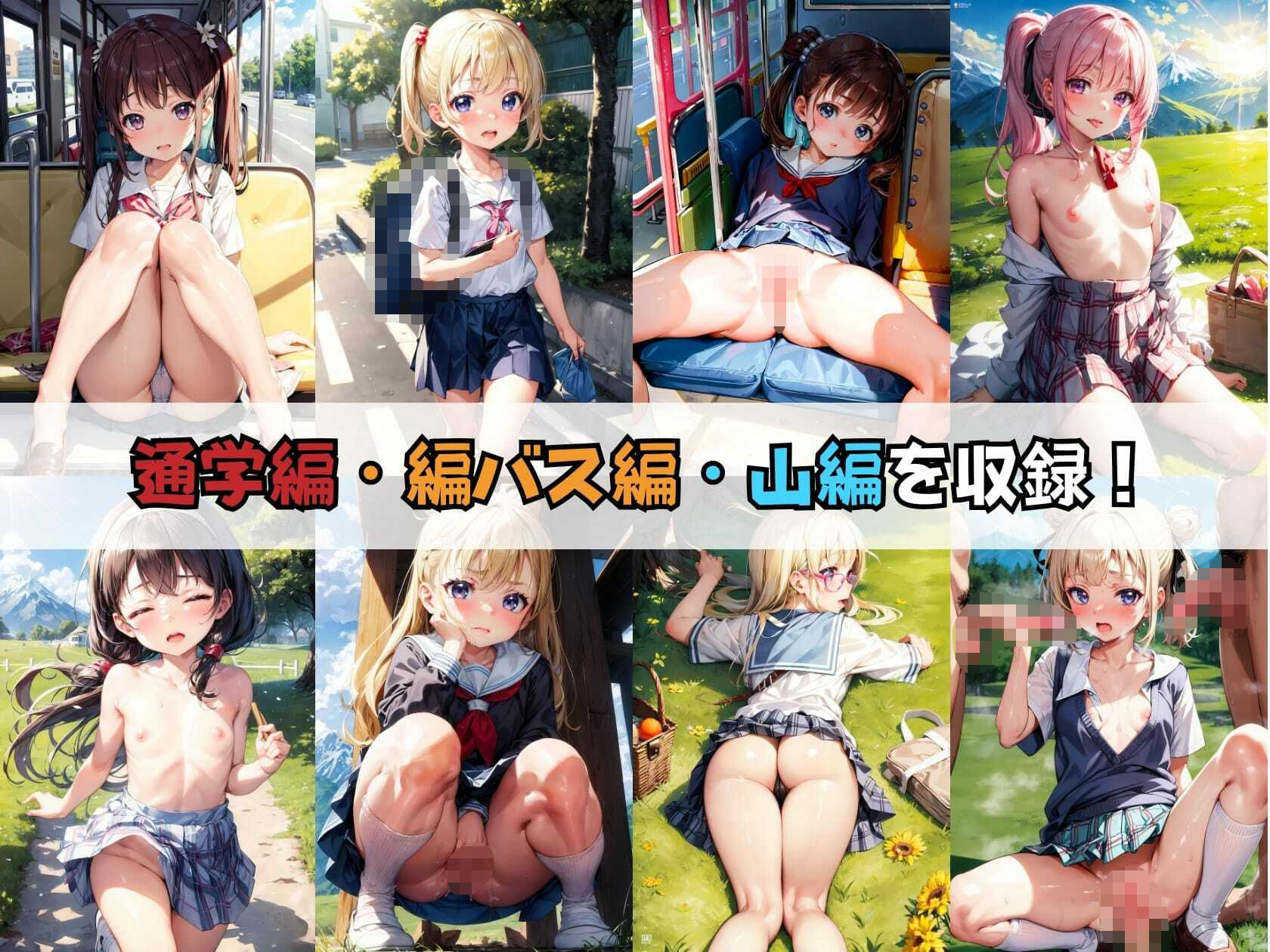 サンプル画像3:遠足でムラムラしたので女の子にエッチなことしちゃいましたw【セリフ付き】(スクールパラダイス) [d_358154]