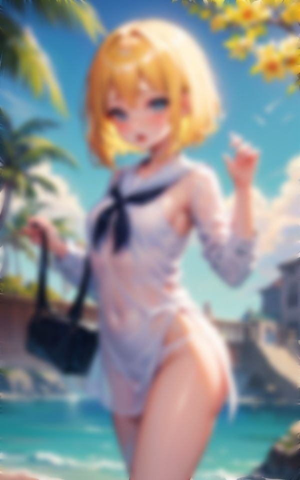 サンプル画像1:ホームステイ先のルールがこの格好なんですよね？(panpanyamaDX) [d_358181]