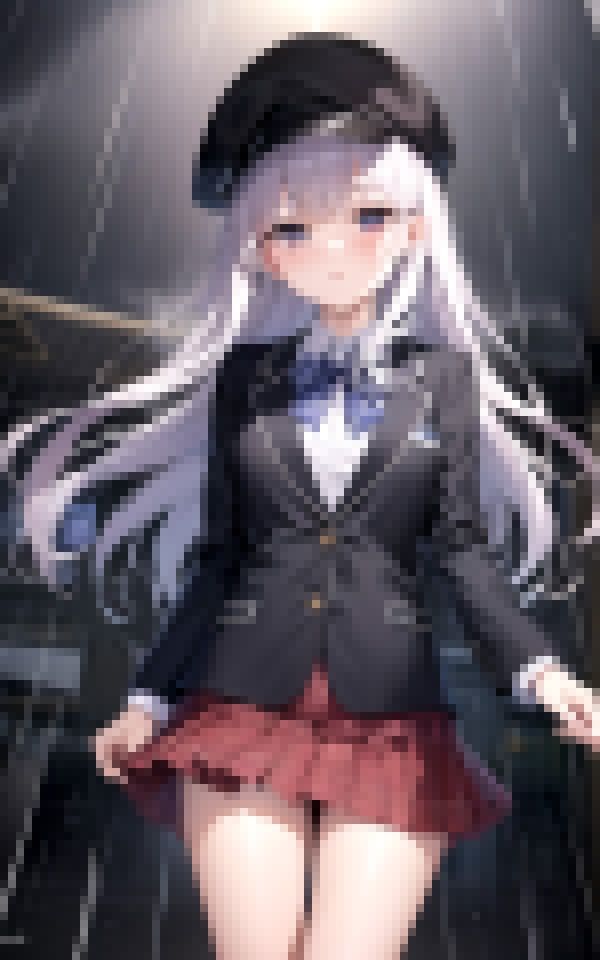 サンプル画像2:雨と美女と制服と(ラストフルエンシー) [d_358184]