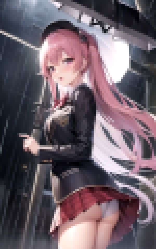 サンプル画像3:雨と美女と制服と(ラストフルエンシー) [d_358184]