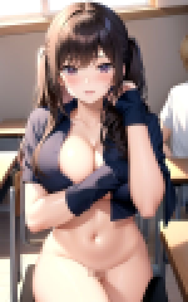 サンプル画像4:男が僕しかしないクラスでオープンすぎる女子達(レモンガールズ) [d_358201]