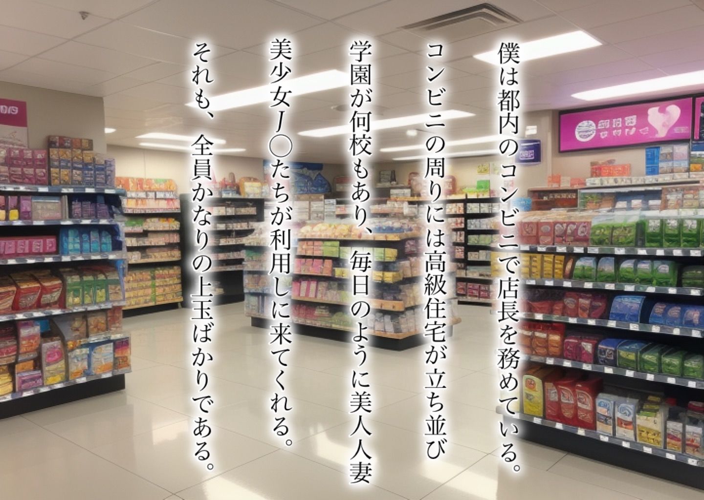 サンプル画像1:店長の裏の顔「SPECIAL EDITION！」〜店長権限でバイトJKたちとヤリたい放題〜『総集編』(店長の裏の顔) [d_358205]