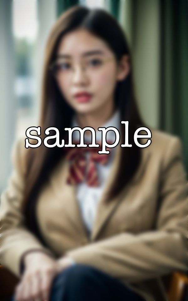 サンプル画像2:図書室の隅で・・かすかに聞こえてきたイヤらしいよがり声〜生徒会長の手淫癖〜(XXX) [d_358229]