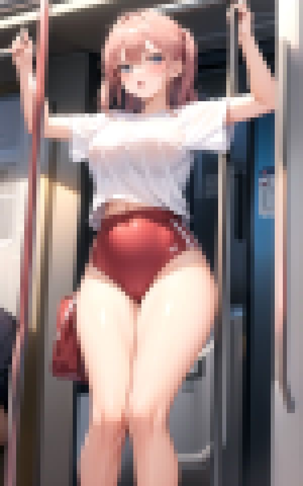 サンプル画像1:電車で痴女とまさかの2人きり？(恋結びの算譜) [d_358230]