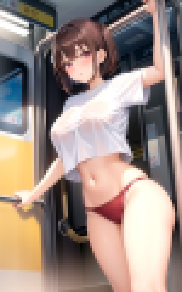 サンプル画像5:電車で痴女とまさかの2人きり？(恋結びの算譜) [d_358230]