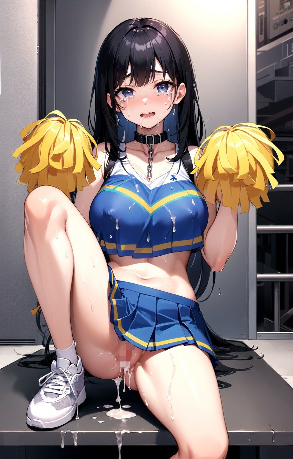 巨乳チアガール（チアリーダー）〜強●中出し射撃〜