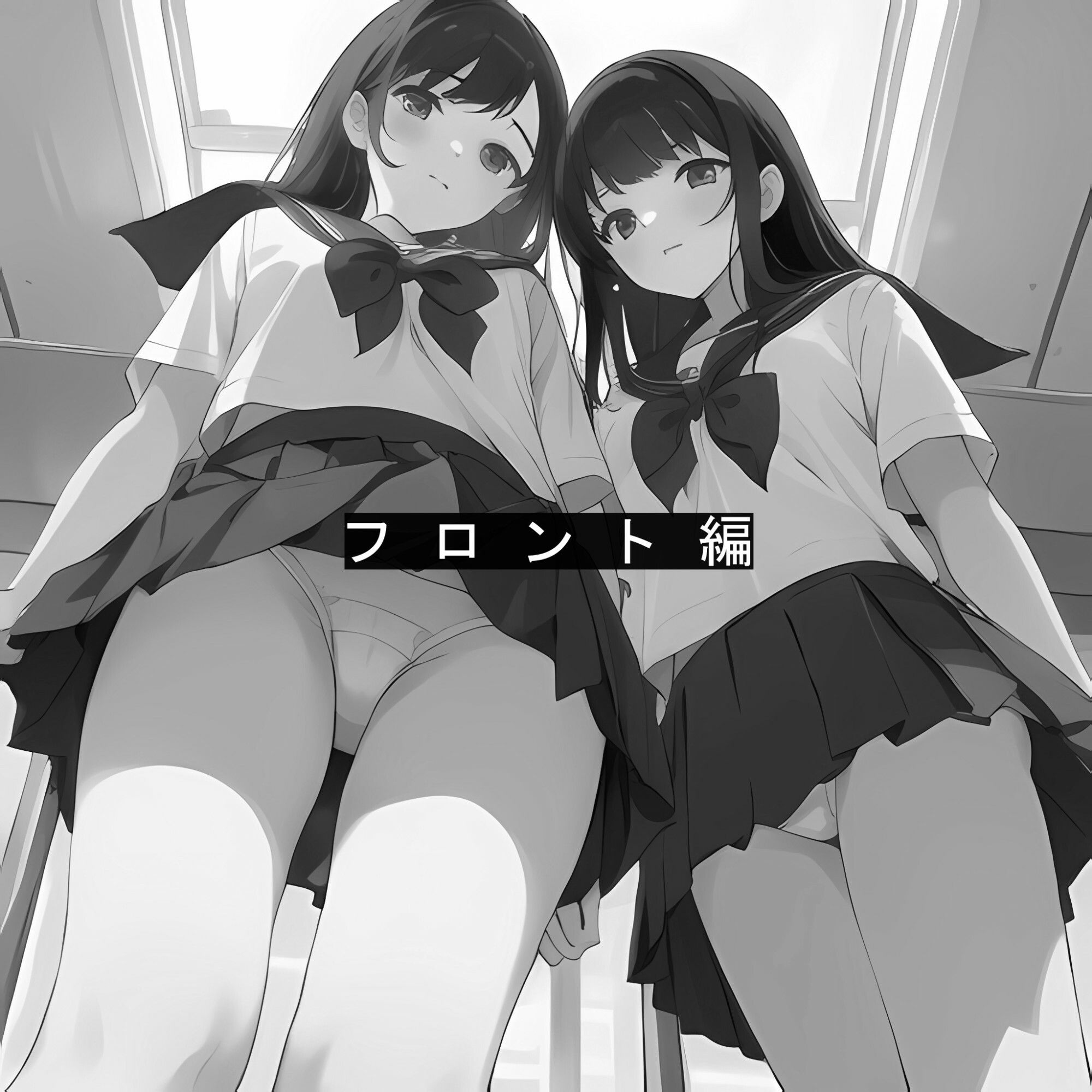 サンプル画像2:制服女子×パンチラ(電脳戯画) [d_358298]