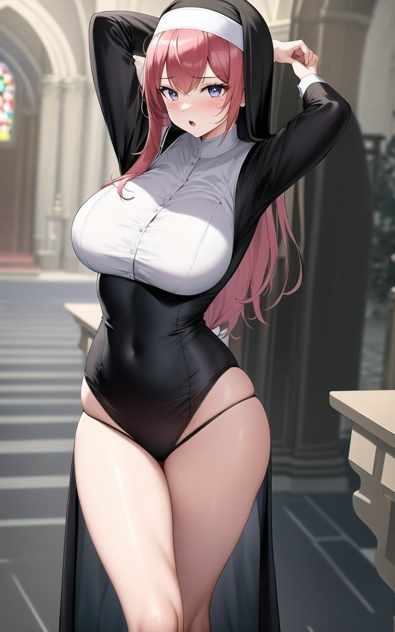 サンプル画像3:【超高画質グラビア写真集】シスターの下着。癒しの50枚〜1巻〜(いやしまんが【AIイラスト】) [d_358434]