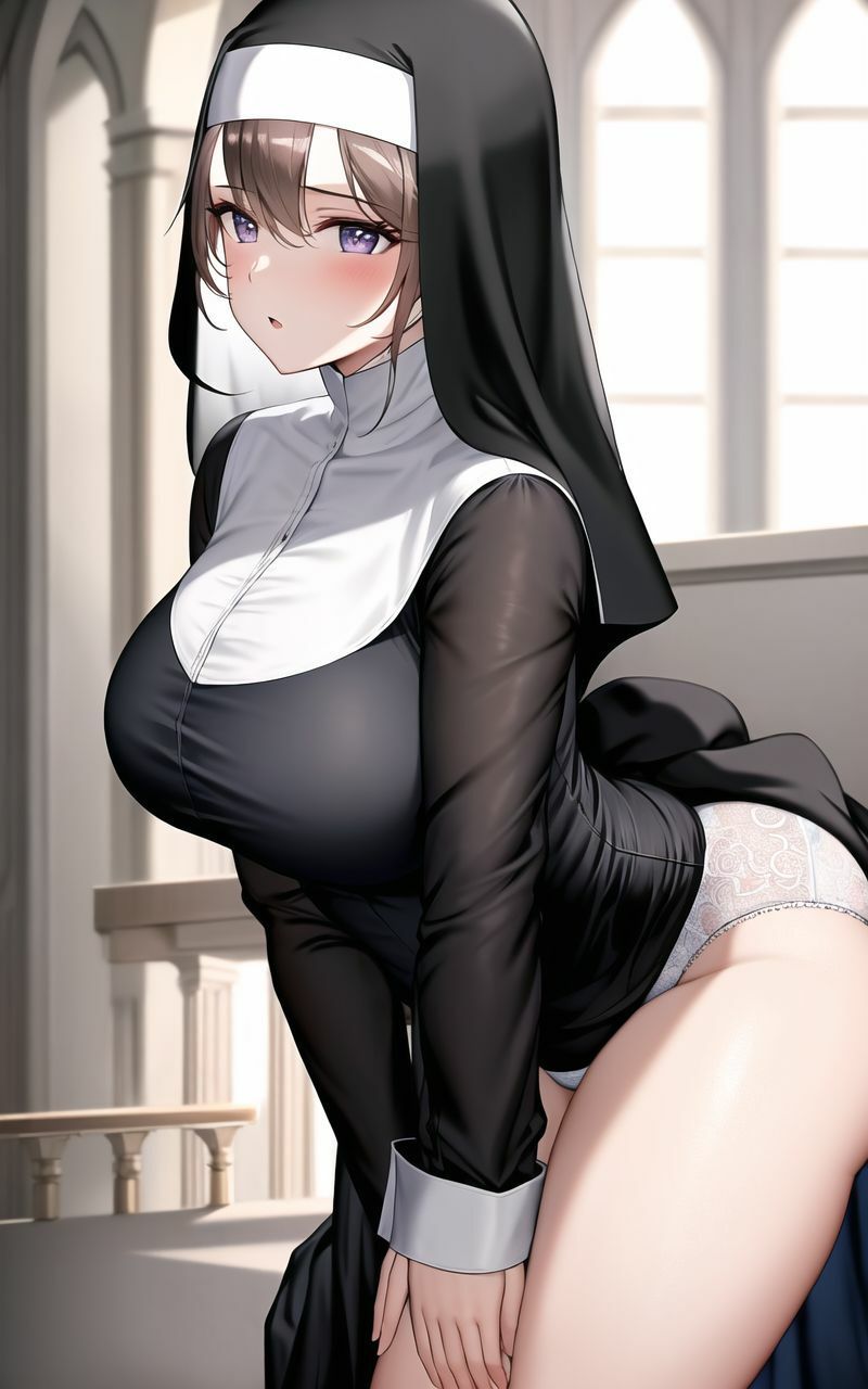 サンプル画像6:【超高画質グラビア写真集】シスターの下着。癒しの50枚〜1巻〜(いやしまんが【AIイラスト】) [d_358434]