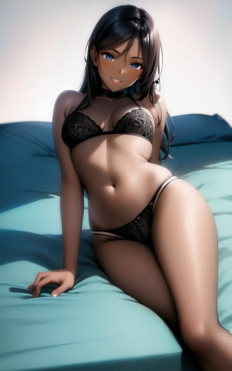 サンプル画像5:【超高画質グラビア写真集】褐色女子の下着。かわいい50枚〜1巻〜(Hinano) [d_358452]