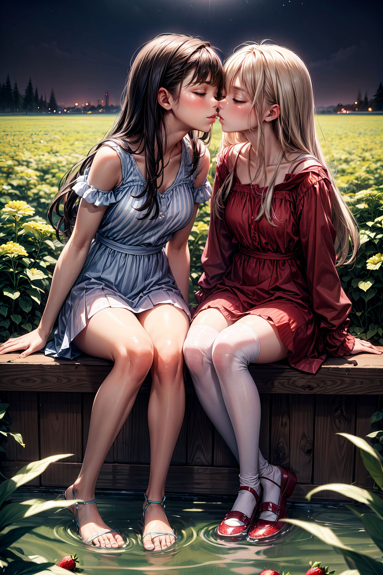 サンプル画像6:ミルクたっぷりいちご狩り(ピクセル詩人) [d_358465]