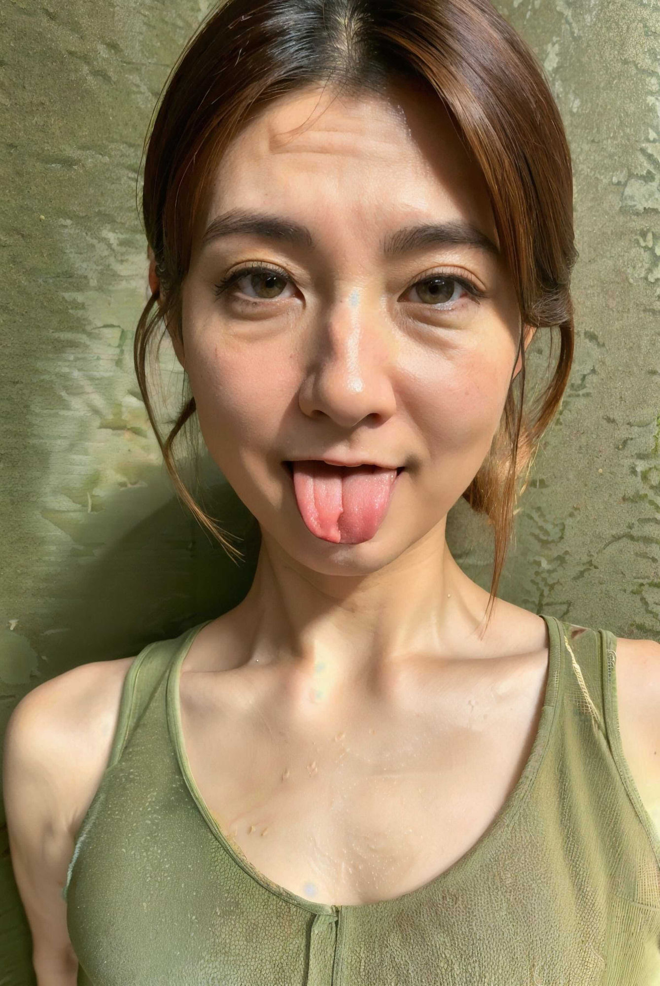 サンプル画像1:美熟女舌出し写真集(エロエロ委員) [d_358474]