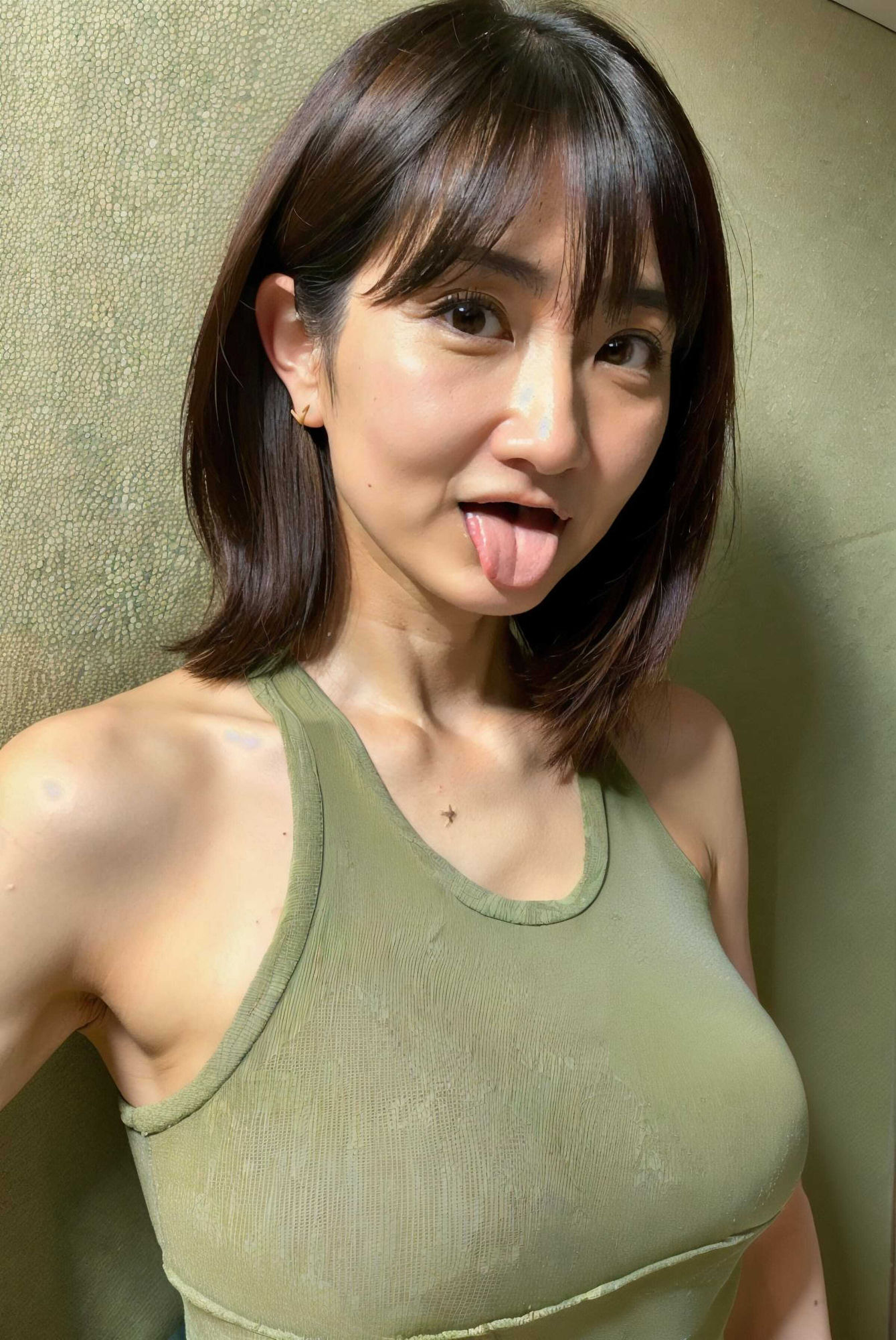 サンプル画像2:美熟女舌出し写真集(エロエロ委員) [d_358474]