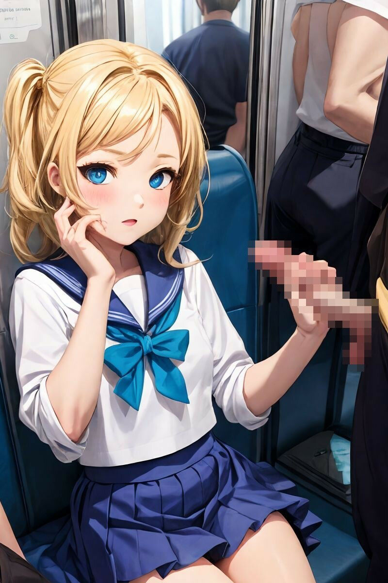 サンプル画像3:ビッチ電車女の子は突然に(かー3) [d_358487]