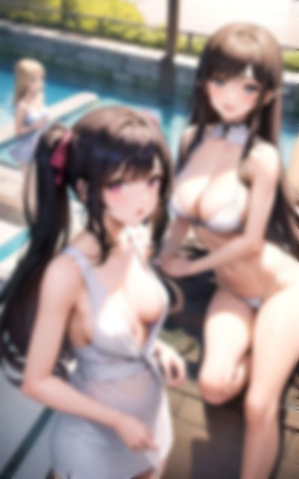 サンプル画像4:童貞くんの就職先はHなバカンスハーレム天国(AIの悪戯) [d_358536]